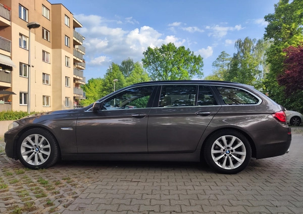 BMW Seria 5 cena 59900 przebieg: 216000, rok produkcji 2012 z Warszawa małe 497